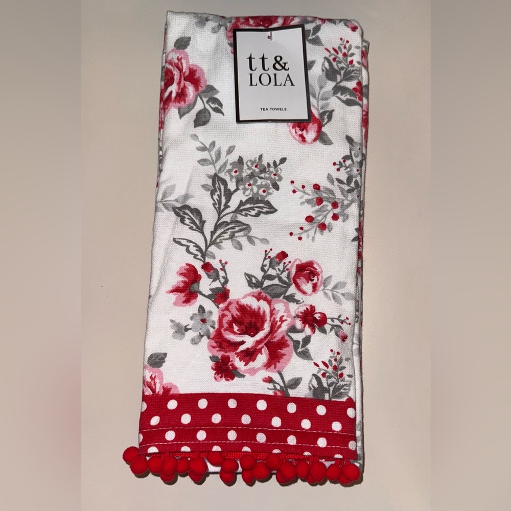 ttlola Floral Tea Towels sister brand of DEBORAH CONNOLLY DESIGNS